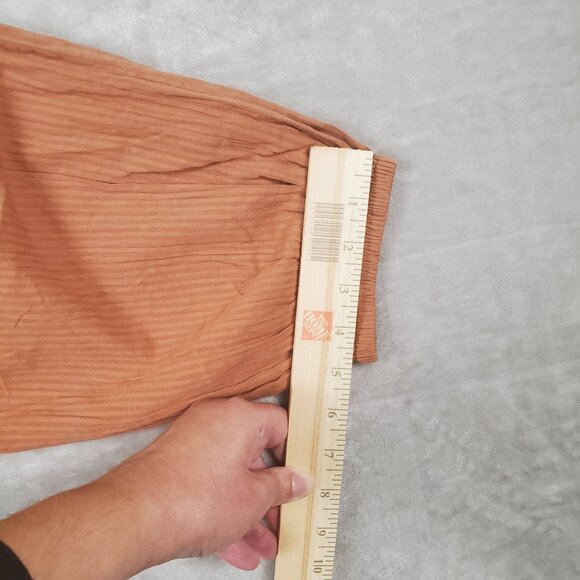 NWT Billabong del Sole Top Puff sleeve Burnt Orange, size Large - Picture 10 of 13